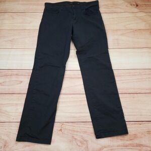 Vince Pants Mens 32x29 Black Slim Fit Dylan Stretch Chino Dress Trousers Adult